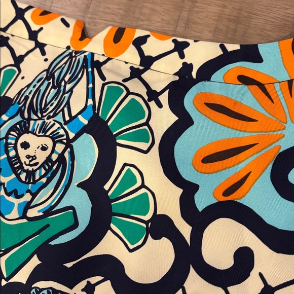 Lilly Pulitzer STUNNING Silk Lillypalooza Vibrant Balloon Sleeve Dress w/Belt 2 - Picture 8 of 8